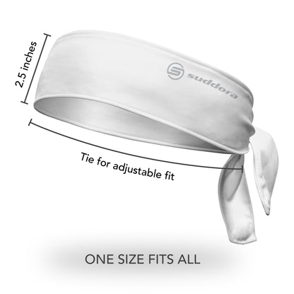 Suddora White Tie Headband