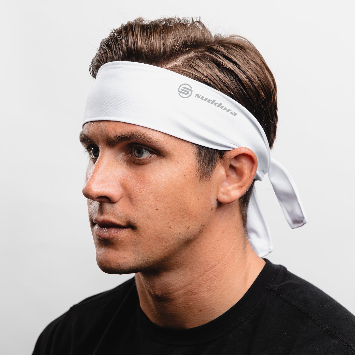 Suddora White Tie Headband