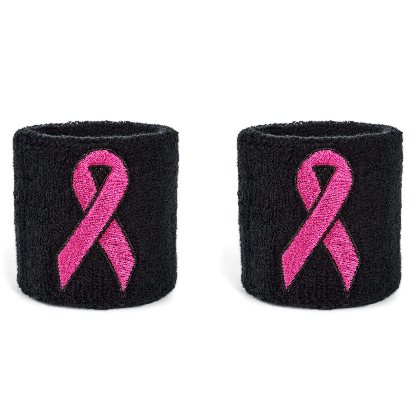 Suddora Pink Ribbon Wristband Pair