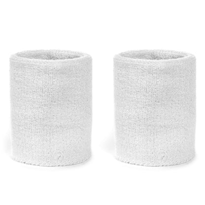 Suddora 4 Inch Armband Pair - White